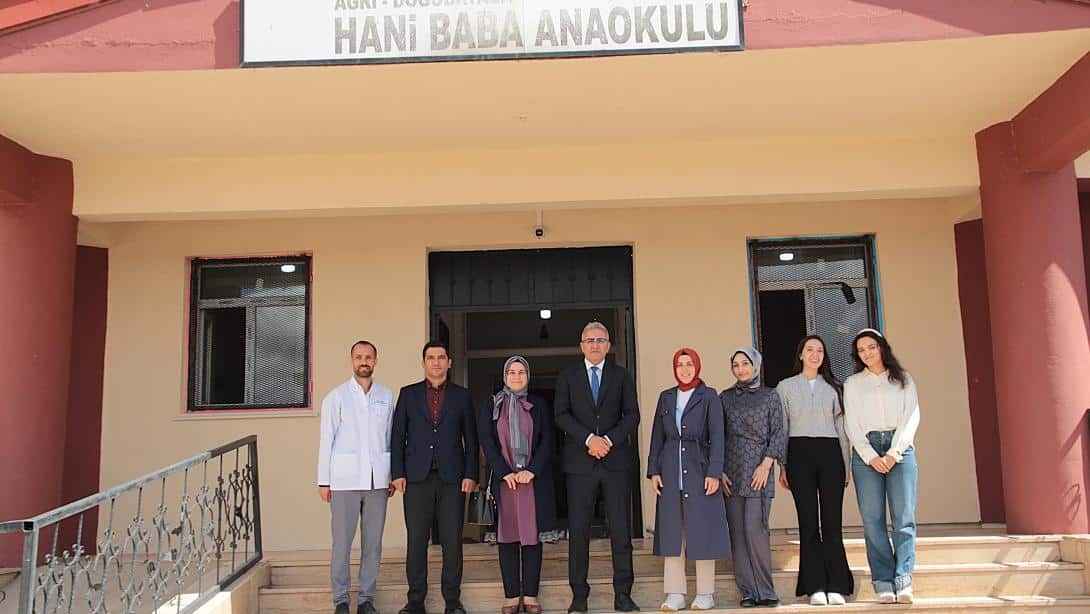 İlçe Milli Eğitim Müdürü Davut ŞEN, Hani Baba Anaokulunu Ziyaret Etti