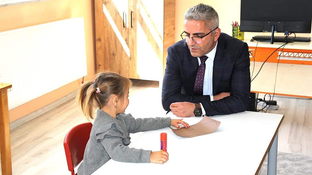 İLÇE MİLLİ EĞİTİM MÜDÜRÜMÜZ DAVUT ŞEN UZUNYAZI ANAOKULU VE İLKOKULUNU ZİYARET ETTİ