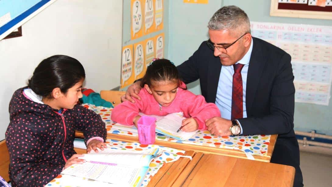 İlçe Milli Eğitim Müdürümüz Davut ŞEN Çetenli İlk ve Ortaokulu, Ortakent, Başkent, Dağdelen İlkokullarını Ziyaret Etti