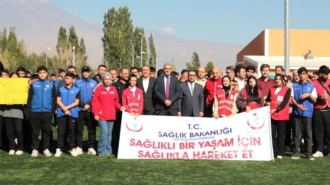 İlçe Milli Eğitim Müdürümüz Davut ŞEN Sağlık Yürüyüşüne Katılım Sağladı